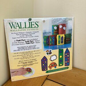 Todd Parr Silly City Wallies Wallpaper Cut Outs Pre-Pasted Decal Kids Room 12963
